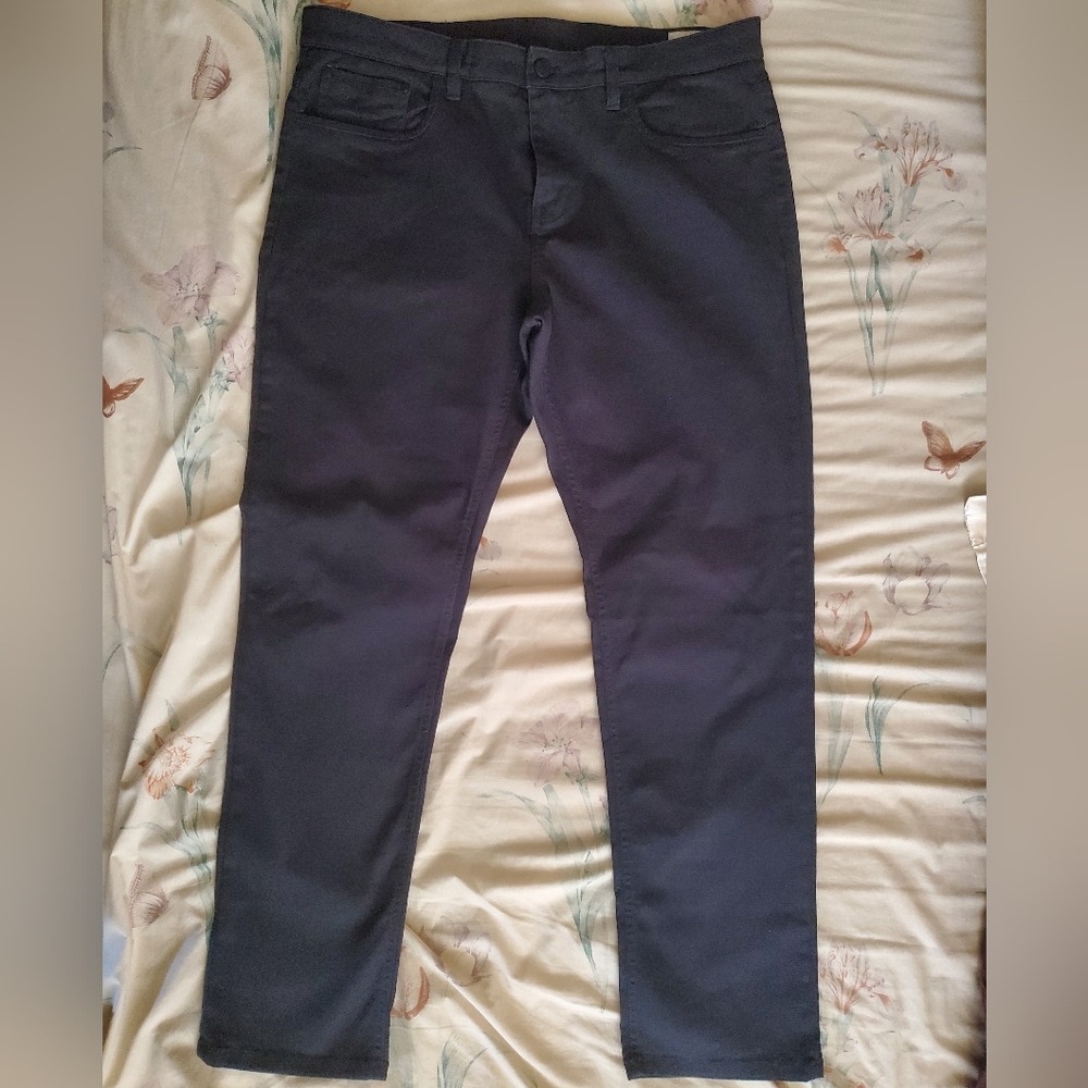 English Laundry Mens 36x32 Deep Blue Chino Slacks NWOT